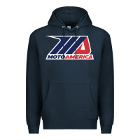 Navy moto america Premium Hoodie - linhVisuals