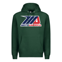 Sports Green moto america Premium Hoodie - linhVisuals