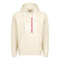 Tofu in god we trust with patriotic vintage american flag t shirt Premium Hoodie - linhVisuals