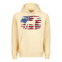 Pina Colada great dane vintage american flag t shirt Premium Hoodie - linhVisuals