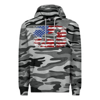 Slate Camo great dane vintage american flag t shirt Premium Hoodie - linhVisuals