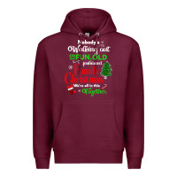 Burgundy family christmas vacation pajamas Premium Hoodie - linhVisuals