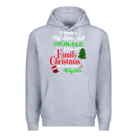 Heather Grey family christmas vacation pajamas Premium Hoodie - linhVisuals