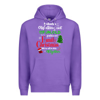 Purple family christmas vacation pajamas Premium Hoodie - linhVisuals