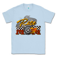 Dusty Blue Race mom Mother's Day Classic Tee - FaDigitalArtStudio