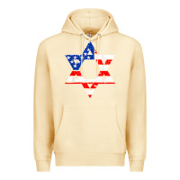 Pina Colada hanukah american flag star of david   jewish chanukah t shirt Premium Hoodie - linhVisuals