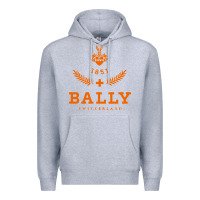 Heather Grey bally Premium Hoodie - linhVisuals