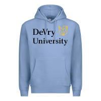 Colony Blue devry advantage academy vectorized Premium Hoodie - linhVisuals