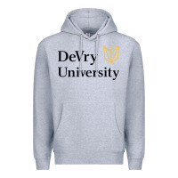 Heather Grey devry advantage academy vectorized Premium Hoodie - linhVisuals