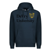 Navy devry advantage academy vectorized Premium Hoodie - linhVisuals