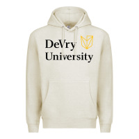 Oatmeal Heather devry advantage academy vectorized Premium Hoodie - linhVisuals