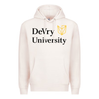 Pale Pink devry advantage academy vectorized Premium Hoodie - linhVisuals