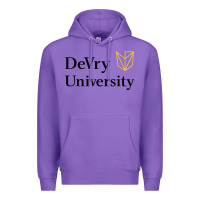 Purple devry advantage academy vectorized Premium Hoodie - linhVisuals