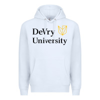 White devry advantage academy vectorized Premium Hoodie - linhVisuals