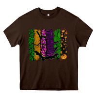 Chocolate Brown halloween brushstroke Heavy Core Tee - RanaPortraitStore