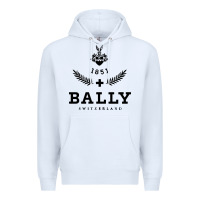 White bally Premium Hoodie - linhVisuals