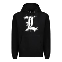 Black ryuzaki Premium Hoodie - linhVisuals