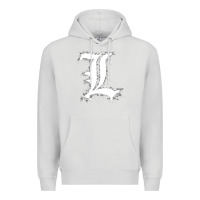 Dove Grey ryuzaki Premium Hoodie - linhVisuals