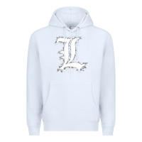 White ryuzaki Premium Hoodie - linhVisuals