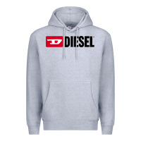 Heather Grey Diesel Premium Hoodie - linhVisuals