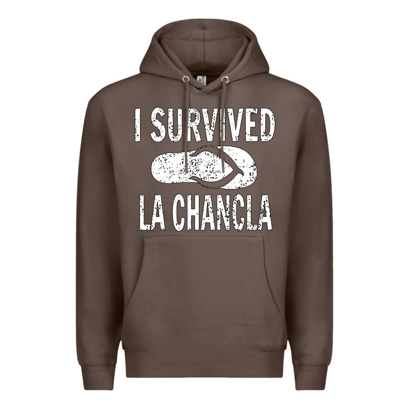 I Survived La Chancla Premium Hoodie by linhVisuals | Teevron
