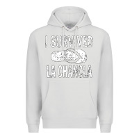 Dove Grey I survived la chancla Premium Hoodie - linhVisuals