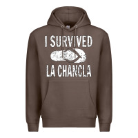 Coffee I survived la chancla Premium Hoodie - linhVisuals