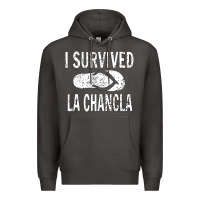 Smoke I survived la chancla Premium Hoodie - linhVisuals