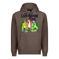 Coffee land before time pastel dinosaur friends Premium Hoodie - linhVisuals