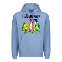 Colony Blue land before time pastel dinosaur friends Premium Hoodie - linhVisuals
