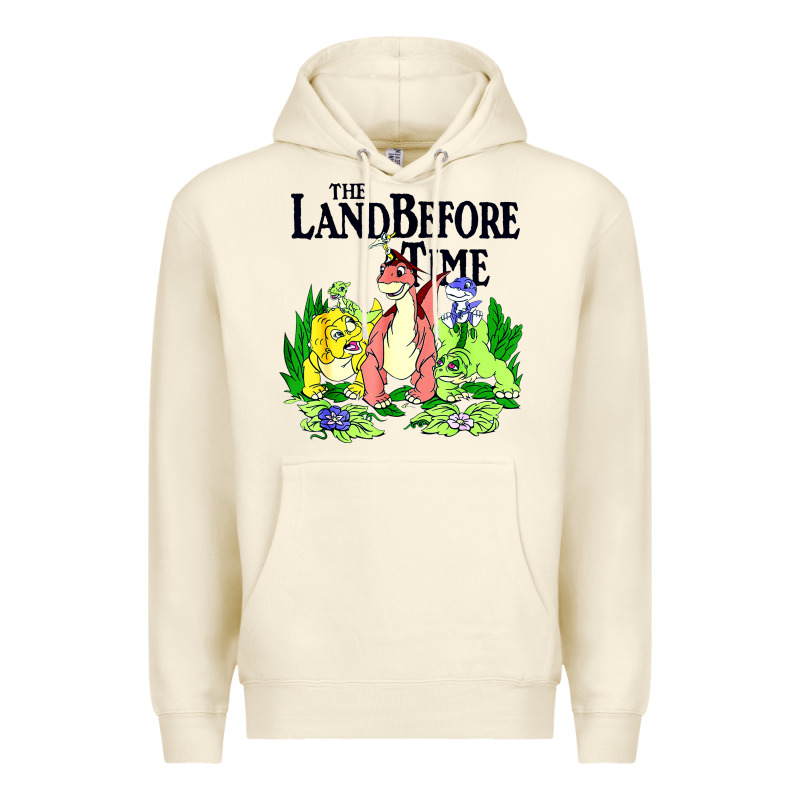 Land Before Time Pastel Dinosaur Friends Premium Hoodie by linhVisuals | Teevron