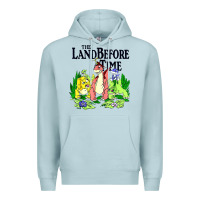 Blue Mist land before time pastel dinosaur friends Premium Hoodie - linhVisuals