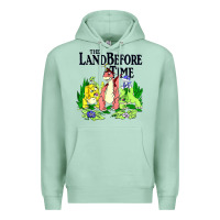 Seafoam land before time pastel dinosaur friends Premium Hoodie - linhVisuals