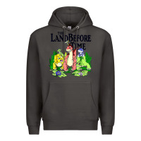 Smoke land before time pastel dinosaur friends Premium Hoodie - linhVisuals