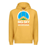 Mustard big sky montana Premium Hoodie - linhVisuals