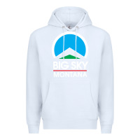 White big sky montana Premium Hoodie - linhVisuals