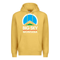 Antique Gold big sky montana Premium Hoodie - linhVisuals