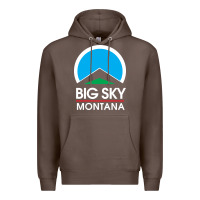 Coffee big sky montana Premium Hoodie - linhVisuals
