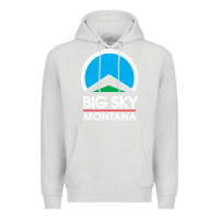 Dove Grey big sky montana Premium Hoodie - linhVisuals