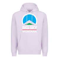 Lilac big sky montana Premium Hoodie - linhVisuals