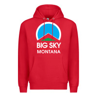 Red big sky montana Premium Hoodie - linhVisuals