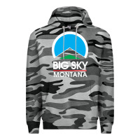 Slate Camo big sky montana Premium Hoodie - linhVisuals