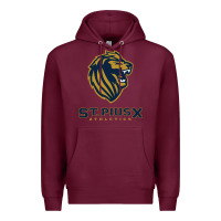 Burgundy st pius x high school athletics Premium Hoodie - linhVisuals