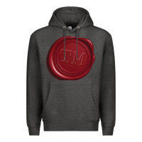 Charcoal Heather taskmaster seal Premium Hoodie - linhVisuals