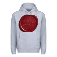 Heather Grey taskmaster seal Premium Hoodie - linhVisuals