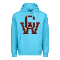 Ocean Blue george washington high school Premium Hoodie - linhVisuals