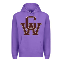 Purple george washington high school Premium Hoodie - linhVisuals