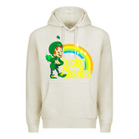 Oatmeal Heather lucky charms Premium Hoodie - linhVisuals