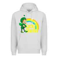 Dove Grey lucky charms Premium Hoodie - linhVisuals