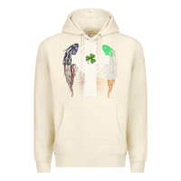 Sandshell irish american usa flag celtic cross st patrick's day premium t shirt Premium Hoodie - linhVisuals